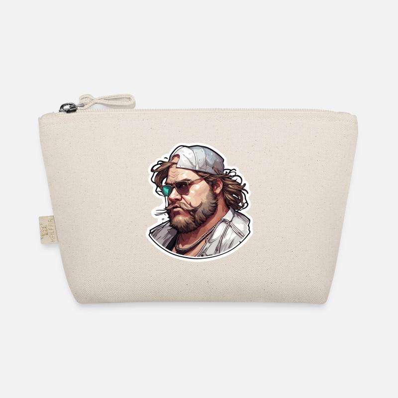 Type / Guy / Man / Male / Beard / Portrait Organic Pouch
