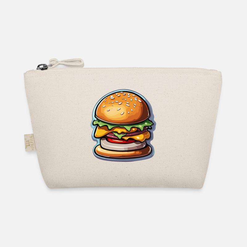 Burger / Fastfood / Essen / Brötchen / Rindfleisch Bio-Täschchen