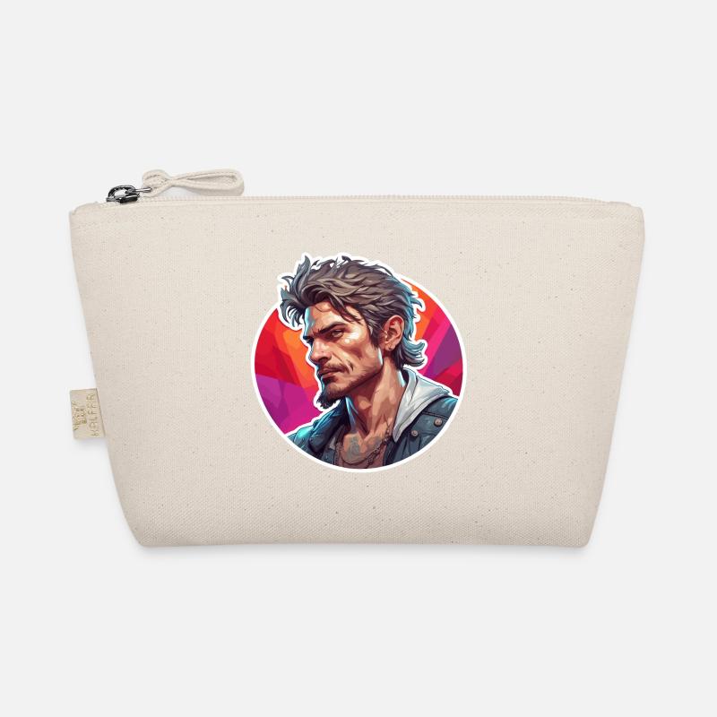 Type / Guy / Man / Male / Beard / Portrait Organic Pouch