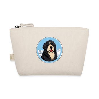 Friesische Wasserhundrasse Karikatur Kawaii Aquarell - Bio-Täschchen - Natur - Vorne