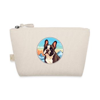 Bouledogue Français chien race Cartoon Kawaii aquarelle - Trousse biologique - nature - Devant