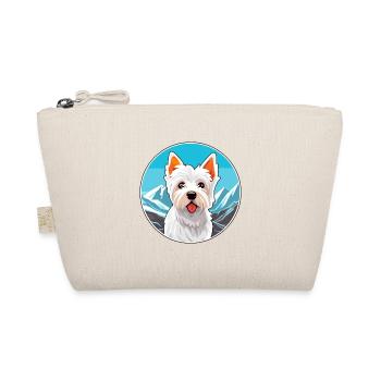 Anglais Terrier Blanc Chien Race Cartoon Kawaii Wat - Trousse biologique - nature - Devant