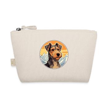 German Hunting Terrier Dog Breed Cartoon Kawaii Wa - Organic Pouch - nature - Front