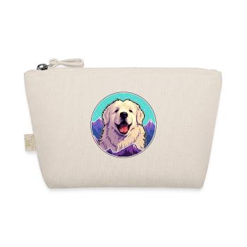 Grande race de chien des Pyrénées dessin animé Kawaii aquarelle - Trousse biologique - nature - Devant