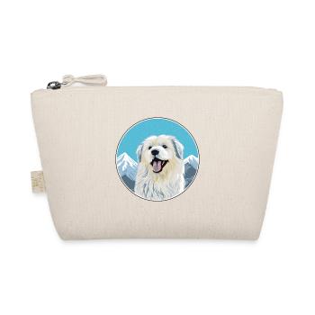 Himalayan Sheepdog Dog Breed Cartoon Kawaii Waterc - Organic Pouch - nature - Front