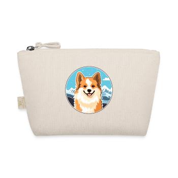 Isländischer Schäferhund Hund Rasse Cartoon Kawaii Waterc - Bio-Täschchen - Natur - Vorne