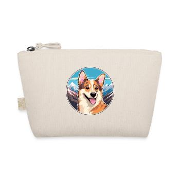 Kai Ken Hunderasse Cartoon Kawaii Aquarell - Bio-Täschchen - Natur - Vorne