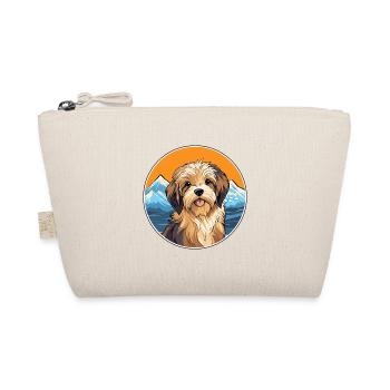 Lowchen Little Lion Dog Breed Cartoon Kawaii Water - Organic Pouch - nature - Front
