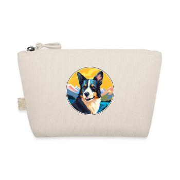 Norrbottenspets Hunderasse Cartoon Kawaii Watercolo - Bio-Täschchen - Natur - Vorne