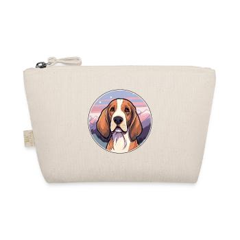 Lettische Hunderasse Cartoon Kawaii Aquarell - Bio-Täschchen - Natur - Vorne