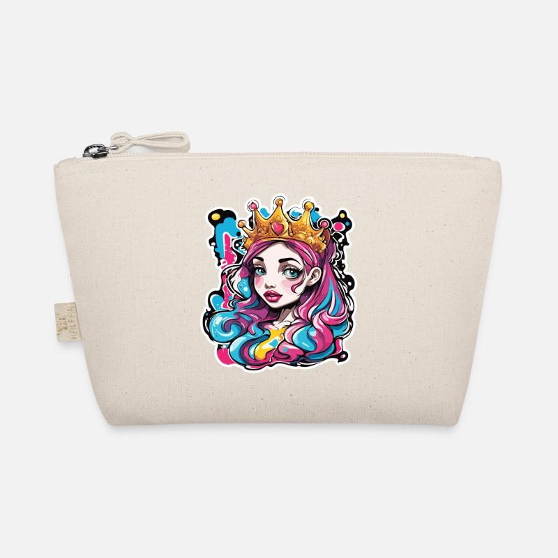 Prinzessin / Frau / Mädchen / Dame / Comic Bio-Täschchen
