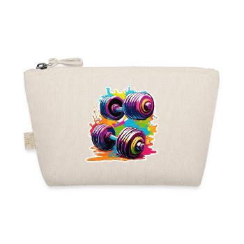 Dumbbell / Weights / Sports / Strength Training / Workout - Organic Pouch - nature - Front