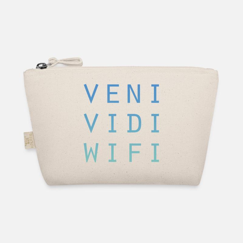 Veni Vidi Wifi (plain) Organic Pouch