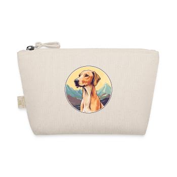 Alter kroatischer Windhund Hunderasse Cartoon Kawaii W - Bio-Täschchen - Natur - Vorne