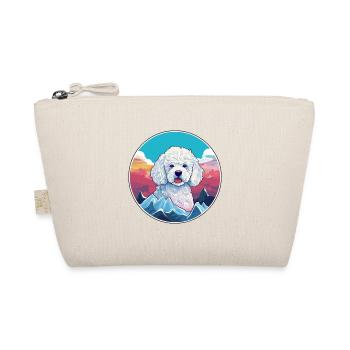 Caniche chien race dessin animé Kawaii aquarelle - Trousse biologique - nature - Devant