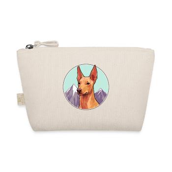 Pharao Hund Rasse Cartoon Kawaii Aquarell - Bio-Täschchen - Natur - Vorne