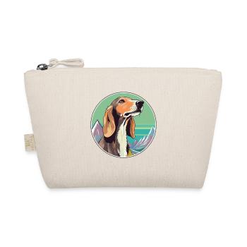 Saluki Hunderasse Karikatur Kawaii Aquarell - Bio-Täschchen - Natur - Vorne