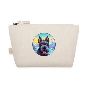 Scottish Terrier Dog Breed Cartoon Kawaii Watercol - Organic Pouch - nature - Front