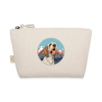 Spinone Italiano Dog Breed Cartoon Kawaii Watercol - Organic Pouch - nature - Front