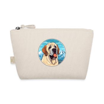 Spanish Mastiff Dog Breed Cartoon Kawaii Watercolo - Organic Pouch - nature - Front