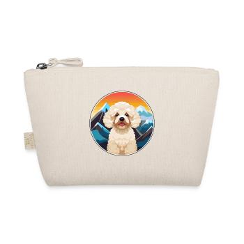 Jouet caniche chien race dessin animé Kawaii aquarelle - Trousse biologique - nature - Devant