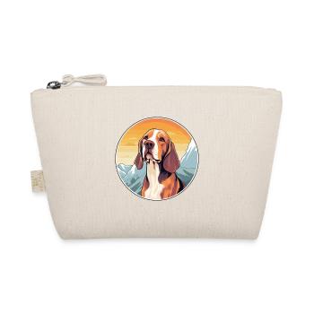 Yugoslavian Hound Dog Breed Cartoon Kawaii Waterco - Organic Pouch - nature - Front