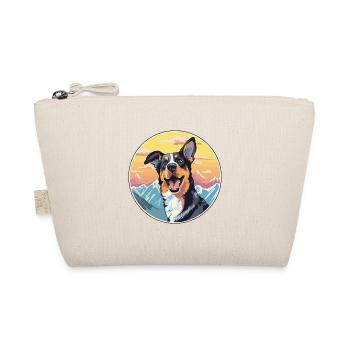 Volpino Italiano Hunderasse Cartoon Kawaii Watercol - Bio-Täschchen - Natur - Vorne