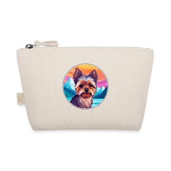 Yorkshire Terrier Dog Breed Cartoon Kawaii Waterco - Organic Pouch - nature - Front