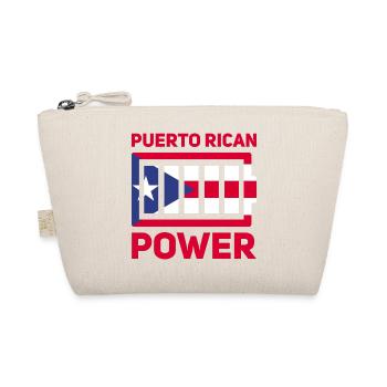 Puerto Rico Flagge | Puerto Ricaner Geschenkideen - Bio-Täschchen - Natur - Vorne