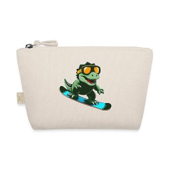 T-Rex Snowboarding - Bio-Täschchen - Natur - Vorne