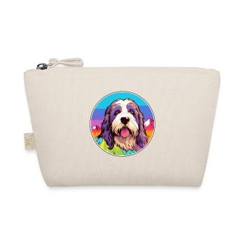 Barbu Collie chien race dessin animé Kawaii aquarelle - Trousse biologique - nature - Devant
