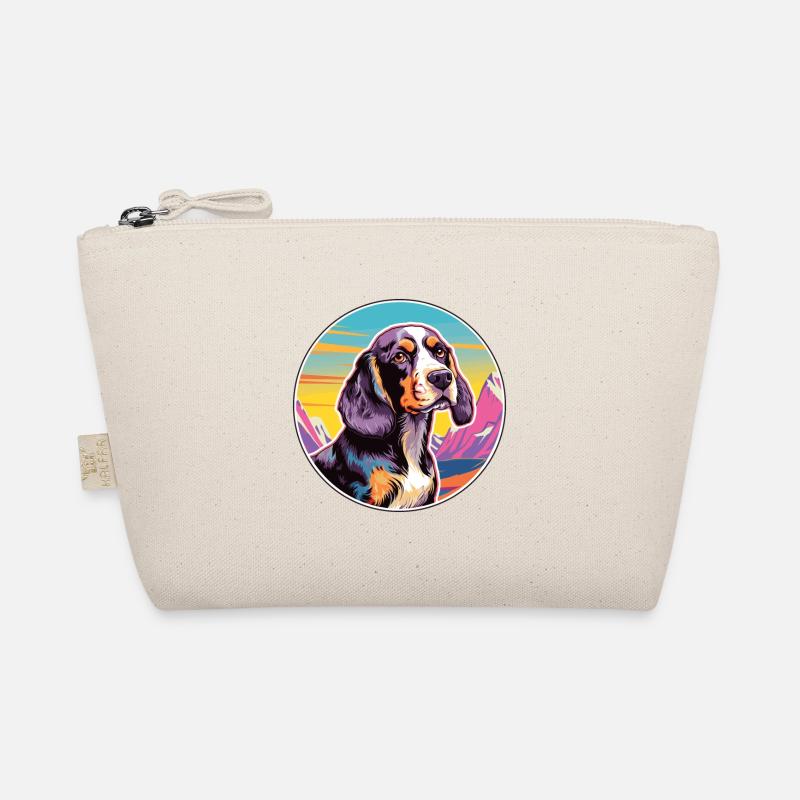 Ariege Pointer chien race dessin animé Kawaii aquarelle Trousse biologique