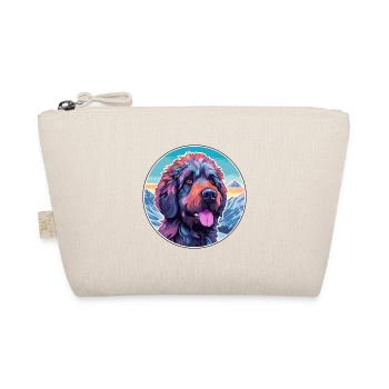 Barbet Dog Breed Cartoon Kawaii Watercolor - Organic Pouch - nature - Front