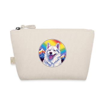 Berger Blanc Suisse Race De Chien Cartoon Kawaii Eau - Trousse biologique - nature - Devant