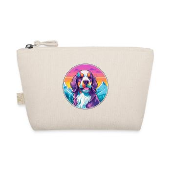 Billy Dog Breed Cartoon Kawaii Watercolor - Organic Pouch - nature - Front