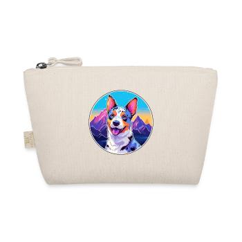 Blue Heeler chien race dessin animé Kawaii aquarelle - Trousse biologique - nature - Devant