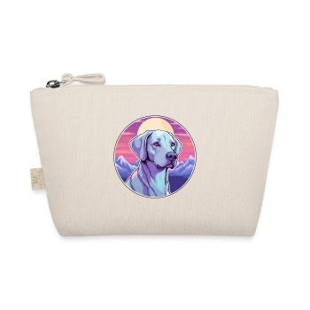 Bleu dentelle chien race dessin animé Kawaii aquarelle - Trousse biologique - nature - Devant