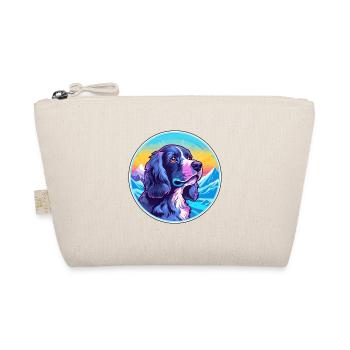 Épagneul Picard bleu race chien dessin animé Kawaii Wate - Trousse biologique - nature - Devant