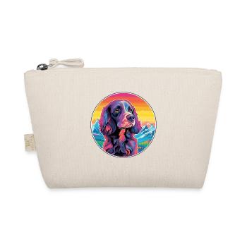 Boykin Spaniel Hunderasse Cartoon Kawaii Aquarell - Bio-Täschchen - Natur - Vorne