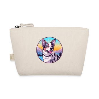 Australischer Stumpy Tail Cattle Dog Rasse Cartoon Ka - Bio-Täschchen - Natur - Vorne