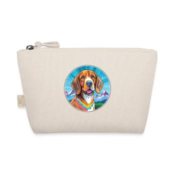 Bavarian Mountain Hound Dog Breed Cartoon Kawaii W - Organic Pouch - nature - Front