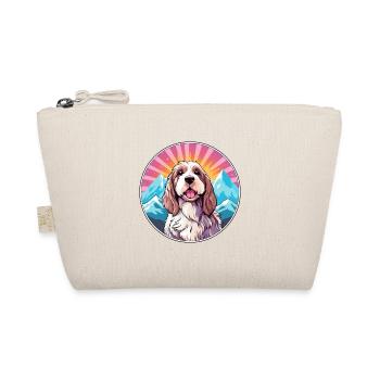 Basset Griffon Vendeen Petit Dog Rasse Cartoon Kaw - Bio-Täschchen - Natur - Vorne