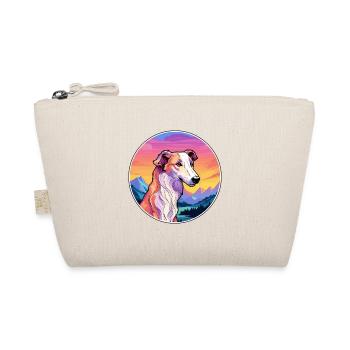 Barzoï chien race Cartoon Kawaii aquarelle - Trousse biologique - nature - Devant