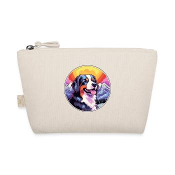 Berner Laufhund Hunderasse Cartoon Kawaii Watercolo - Bio-Täschchen - Natur - Vorne