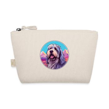 Bergamasco Schäferhund Rasse Cartoon Kawaii Wasser - Bio-Täschchen - Natur - Vorne