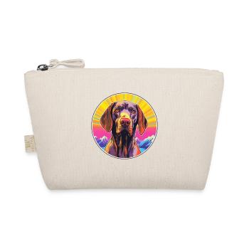 Allemand à poil court Pointer chien race Cartoon Kawai - Trousse biologique - nature - Devant