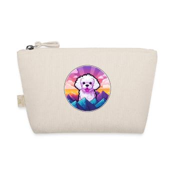 Bichon Frise chien race Cartoon Kawaii aquarelle - Trousse biologique - nature - Devant