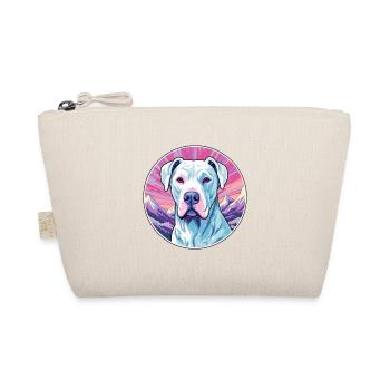 Dogue Argentino chien race Cartoon Kawaii aquarelle - Trousse biologique - nature - Devant