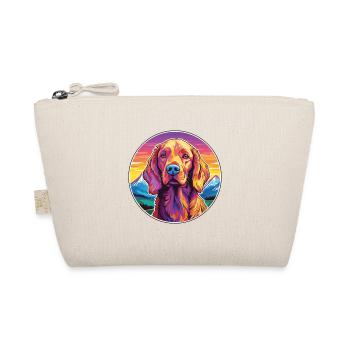 Irish Setter Dog Breed Cartoon Kawaii Watercolor - Organic Pouch - nature - Front