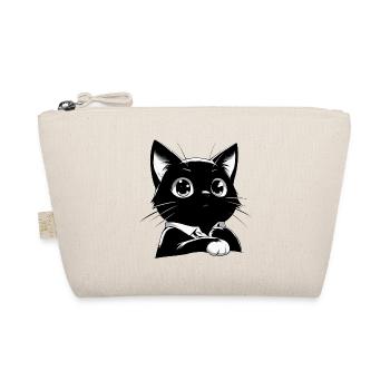 Anime Style Cat - Organic Pouch - nature - Front